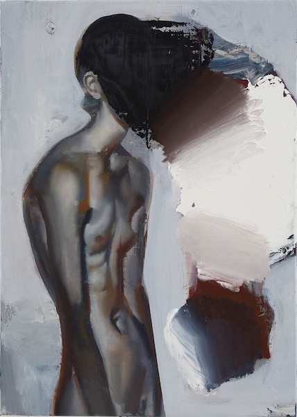Rayk Goetze: Von großen Mächten, 2020, Öl und Acryl auf Leinwand, 70 x 50 cm

